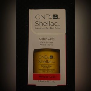 CND Shellac in Banana Clips